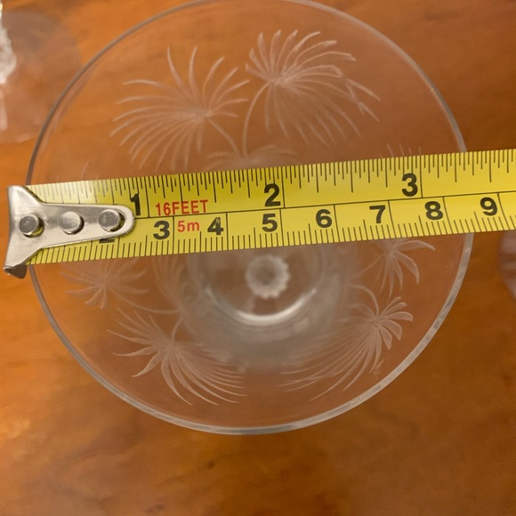 Vintage Fostoria Lido Iced Tea and Footed Tumblers - Picture 10 of 10